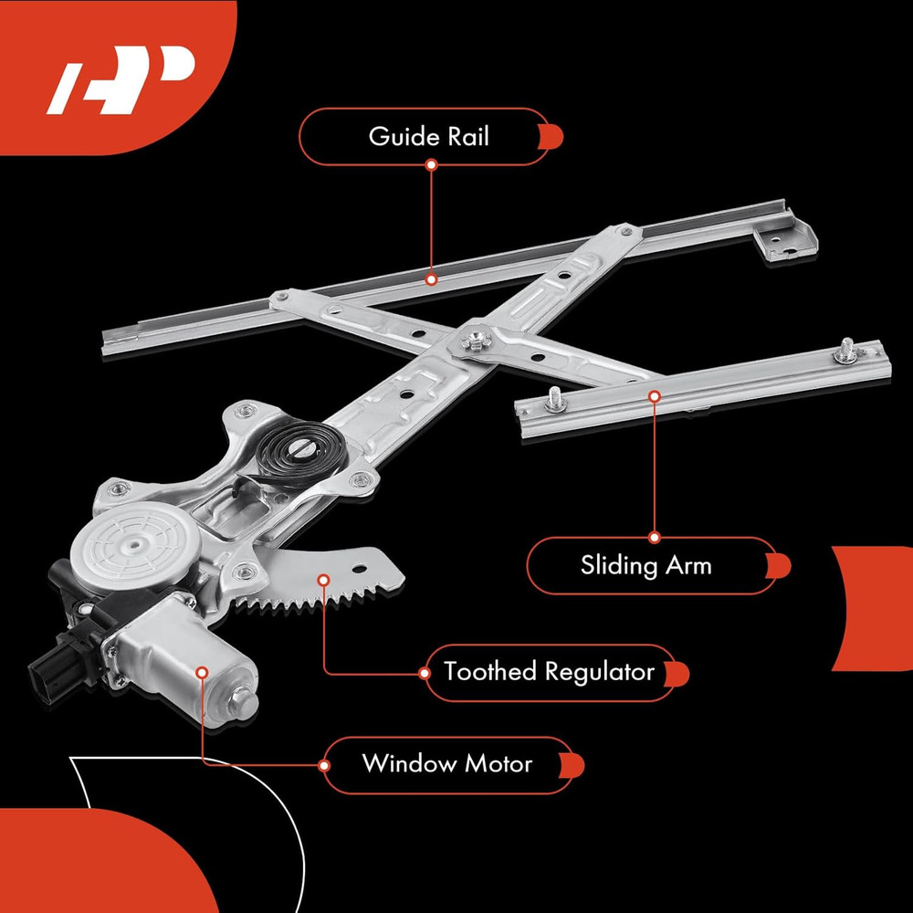 2012-2015 Honda Civic Front Left Driver Side Window Regulator–Compatible Replace