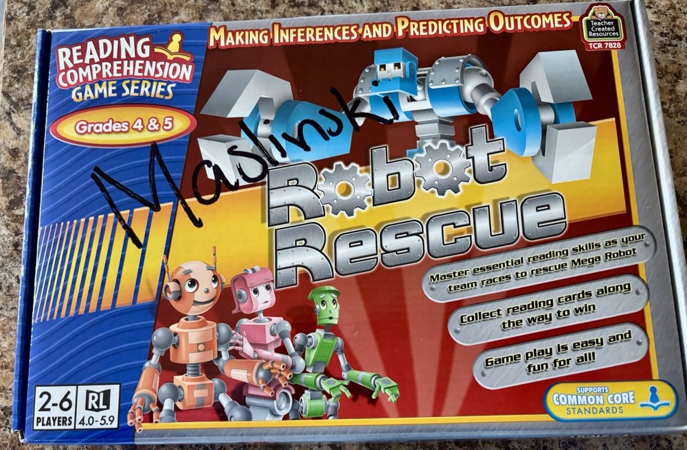 Robot Rescue Reading Comprehension Game Making Inferences Predicting Outcomes