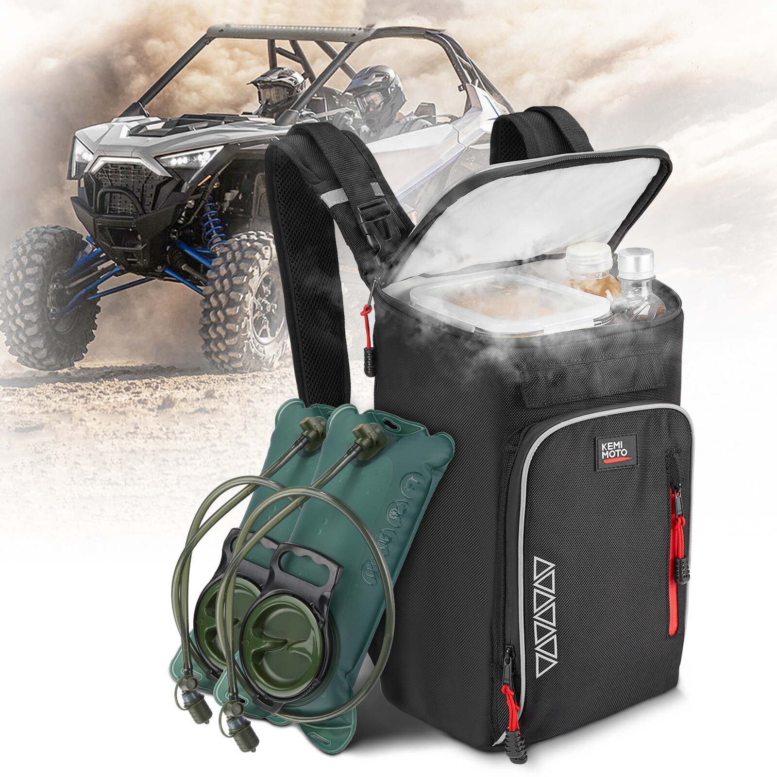 UTV Updated Center Console Storage Bag W/Cooler for Can Am Maverick X3 2020-2023