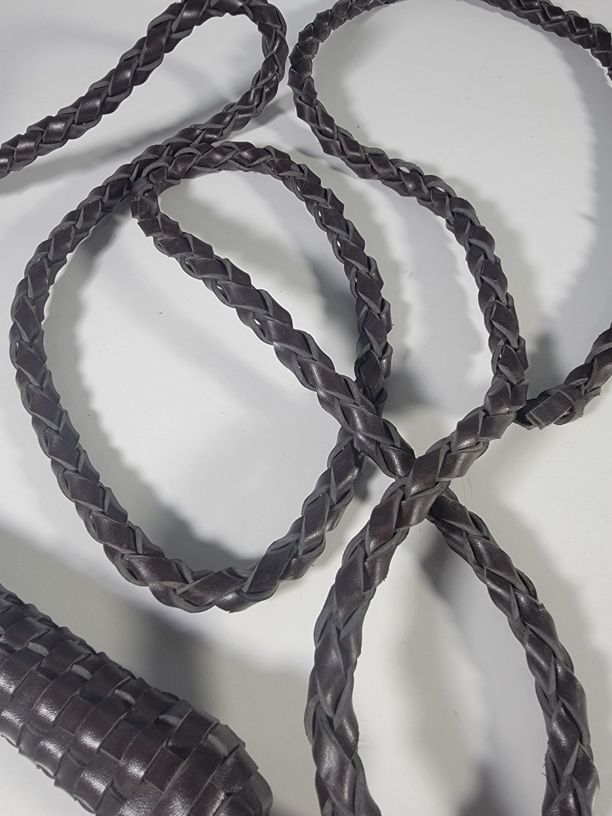 SET: VTG Genuine Brown Leather Bullwhip 100 inches Long Heavy Duty whip + 3 Book