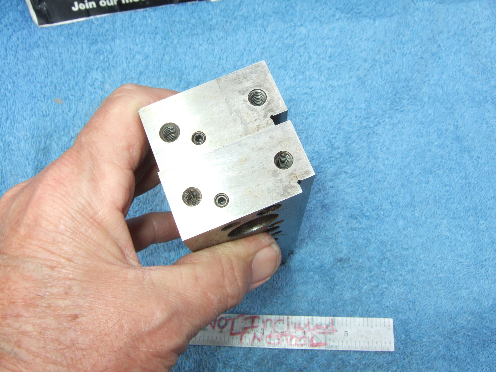 PARALLELS STEP (2) BLOCKS TAPPED MACHINIST TOOLMAKER PRECISE SURFACE GRIND MILL