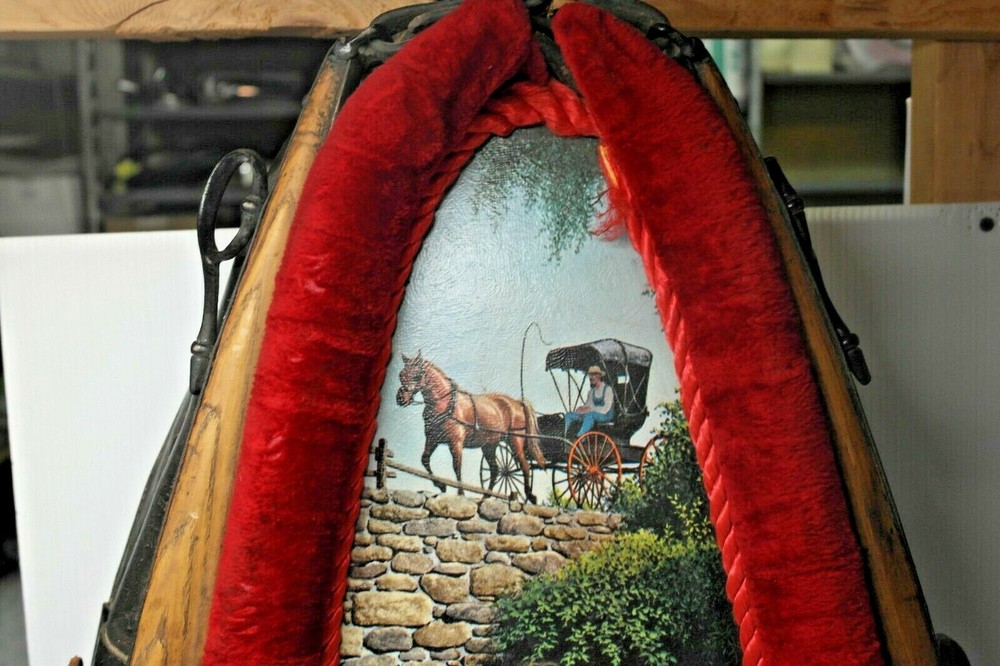 Horse Collar Clock with Picture