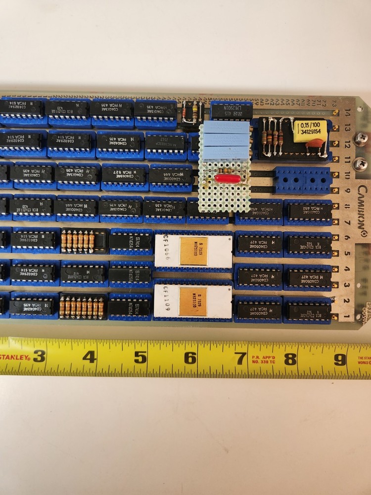 Cambion Wire Wrap Pin Board With Integrated Circuits