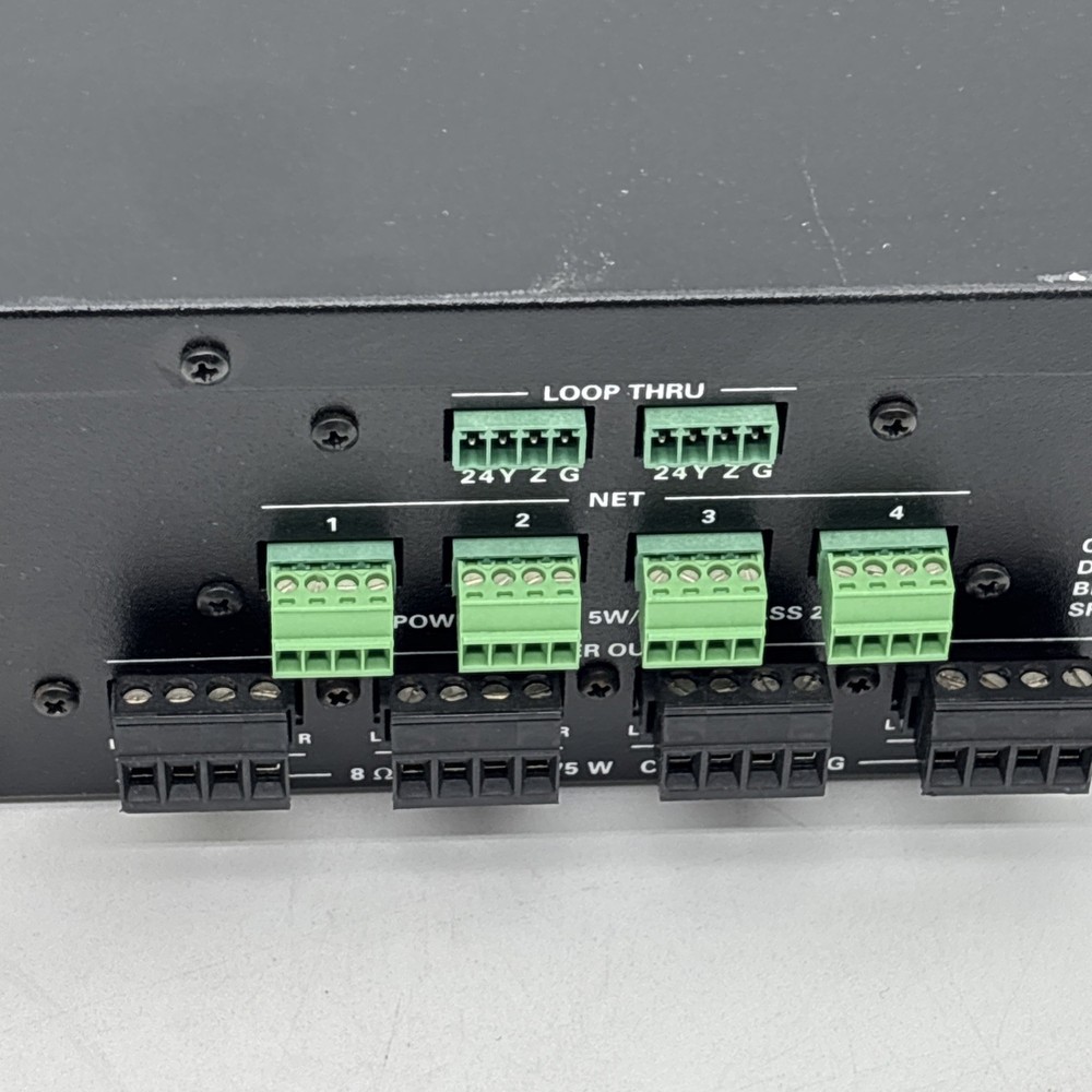 Crestron 4 Room Audio System PAMPI-4X100 Untested NonWorking As-Is ￼