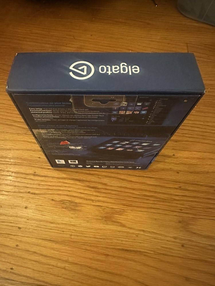 Elgato Stream Deck Live Content Creation Controller Black 15 Keys Open Box Mk2