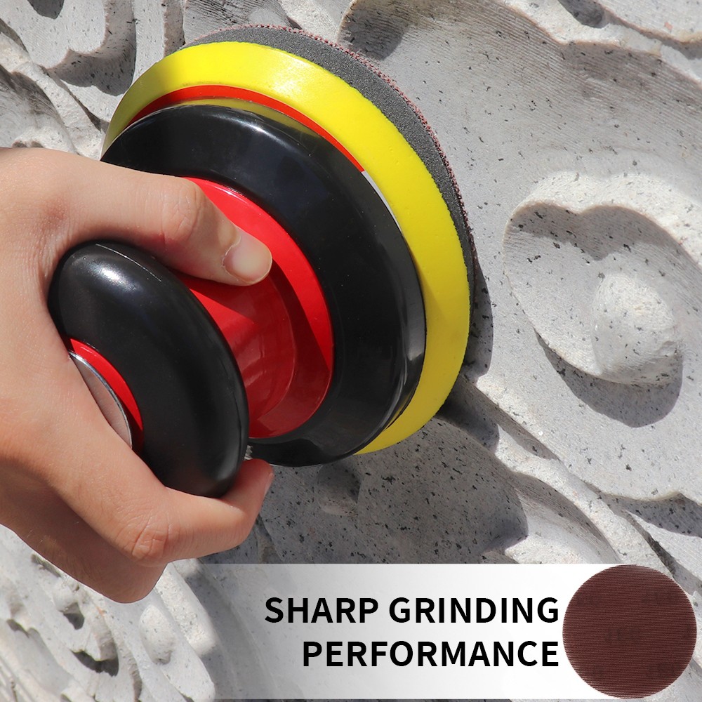 25Pcs Sanding Discs Hook&Loop Abrasive Dust Free Anti-Blocking Sharp Grinding