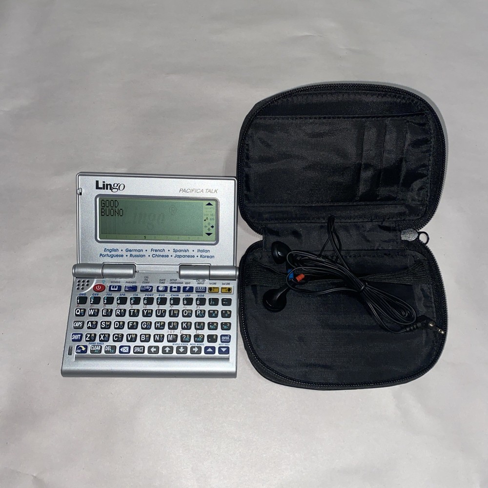 LINGO Pacifica Talk TR-2203 10 Language Talking Translator Great 2000