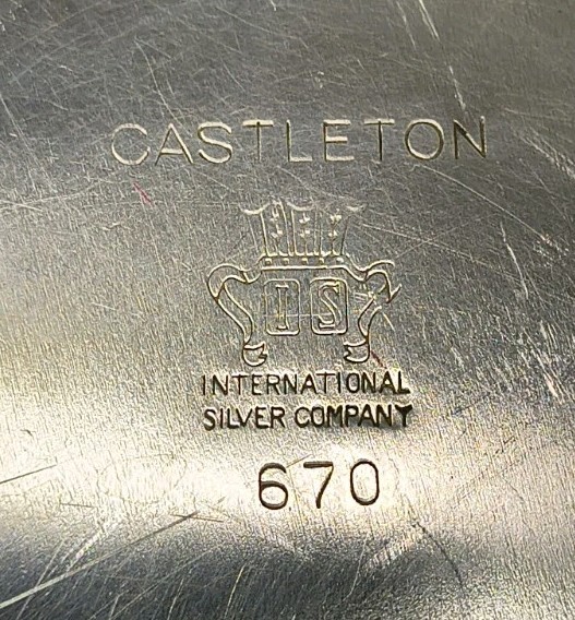 Castleton International Silver Company Round Platter #670