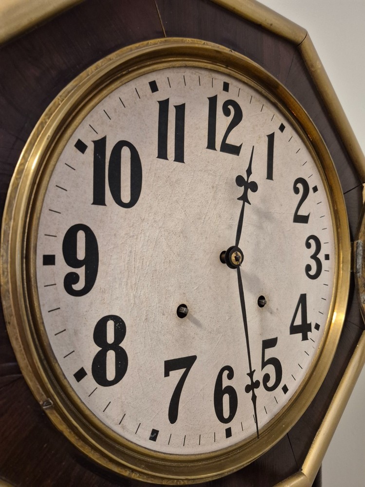 E. N. Welch Octagon Schoolhouse Clock – Working