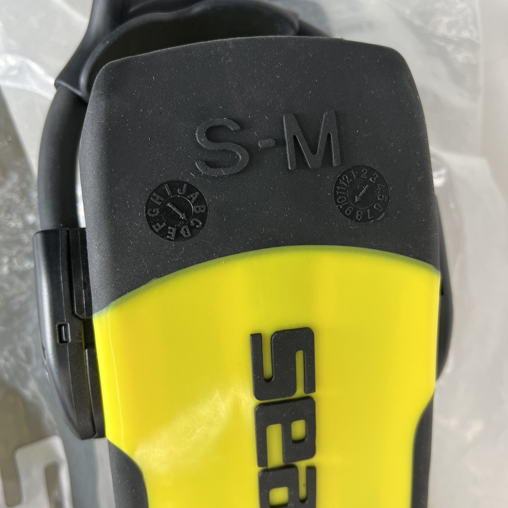 Seac F1 Yellow S/M Adjustable Fin