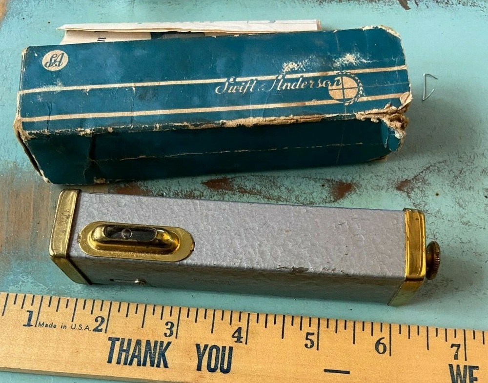 Vintage Swift Sighting Level with Box and Instructions