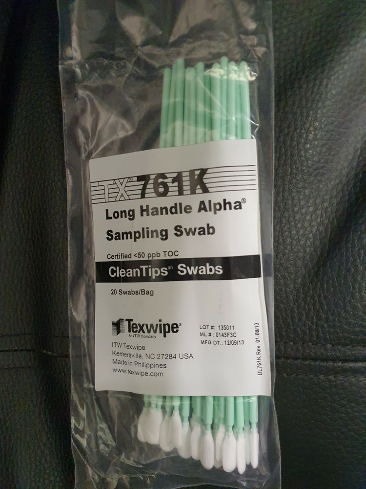 Low TOC Alpha TX761K Alpha Sampling Swab with Long Handle Low TOC