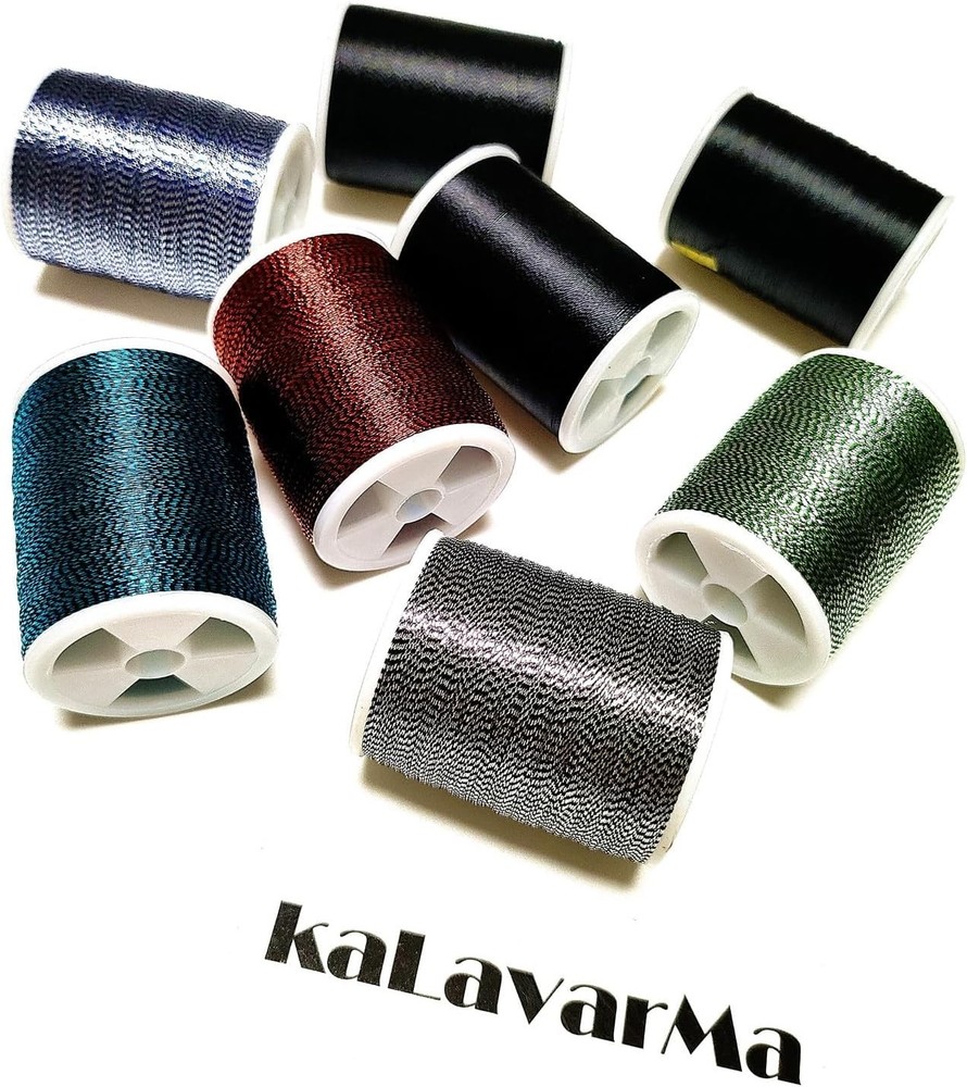 Mixed Color Thread for Rod Wrapping