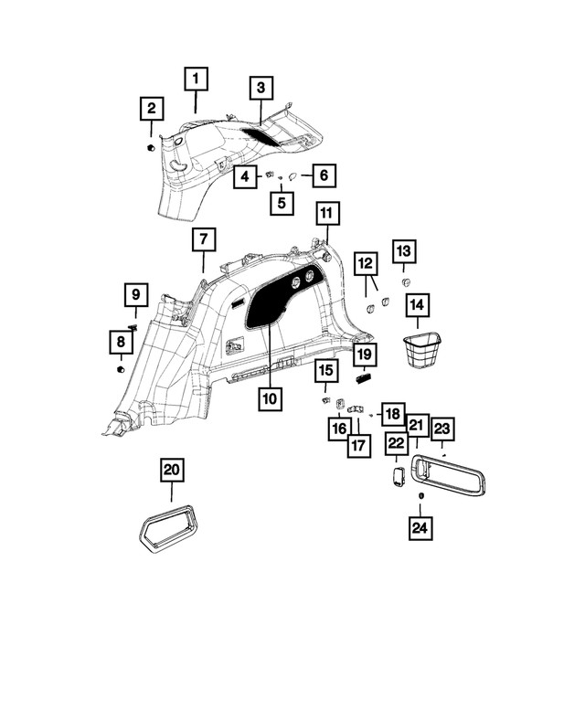 Genuine Mopar Access Cover 5lt26dx9aa