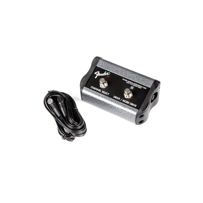NEW Fender 2-Button 3-Function Footswitch - Channel / Gain / More Gain - 1/4"