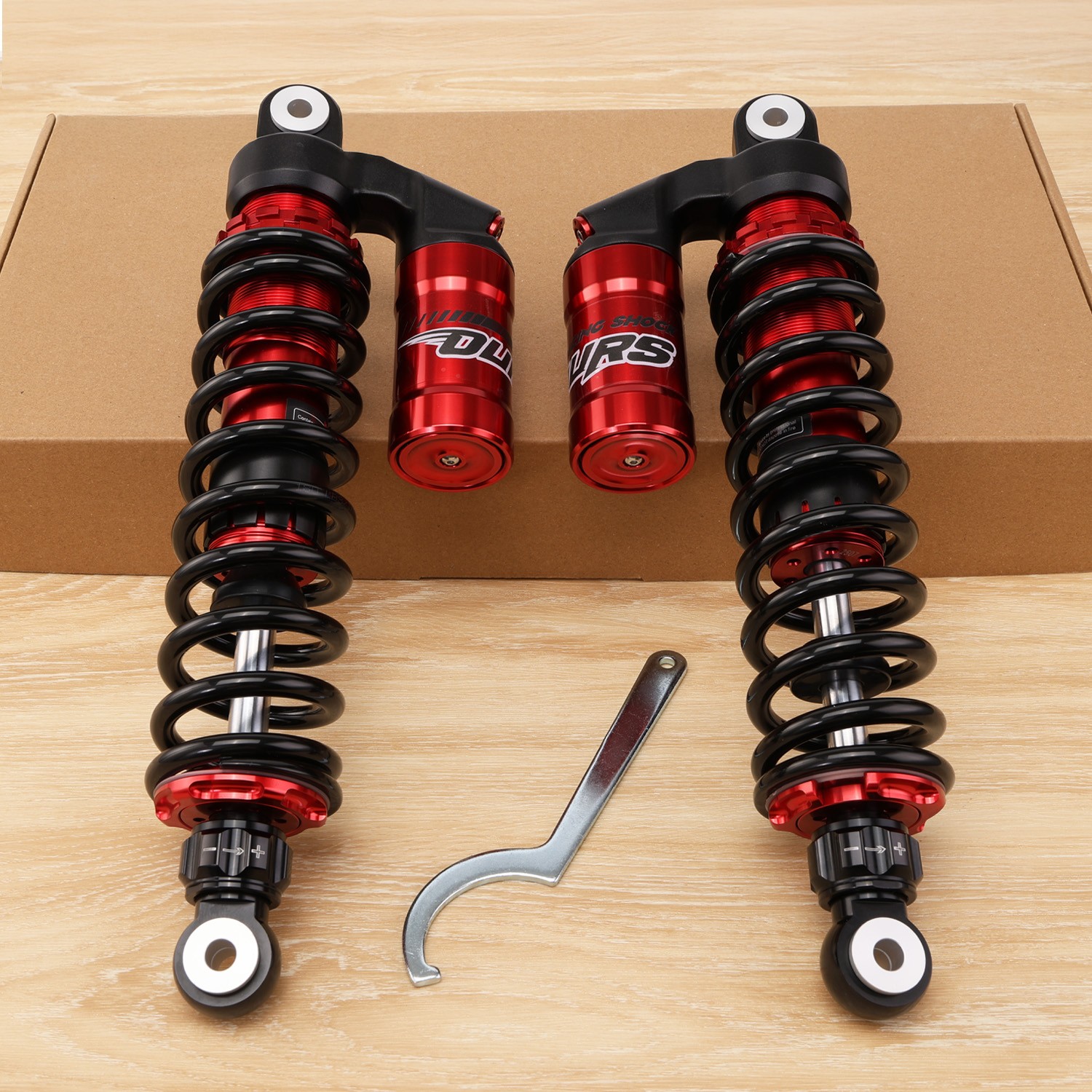 ADJUSTABLE STAGE 3 FRONT AIR SHOCKS ABSORBERS FOR HONDA SPORTRAX 300EX TRX300EX