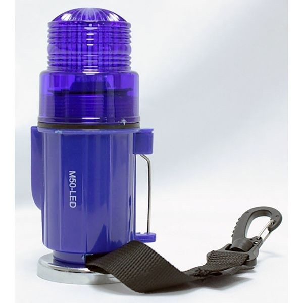 Railhead Gear M50b-Led Warning Strobe, Blue, Led