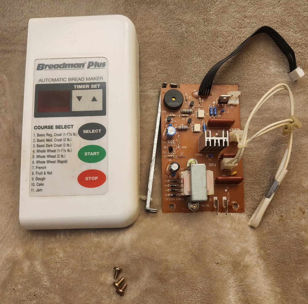 Breadman Plus TR-700 Replacement Control Panel & Boards Only, Qwik Ship!