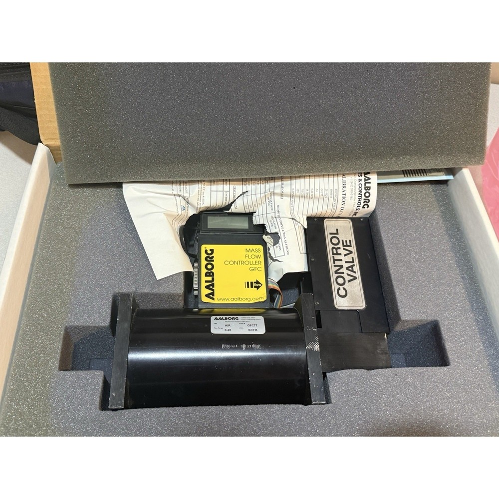 Aalborg GFC77 Air Mass Flow Controller Meter 0-20 SCFM Range