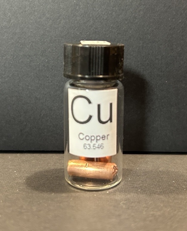 Cu (Copper) - Copper Element Sample - 99.999% Copper - 10g +/- 0.02g
