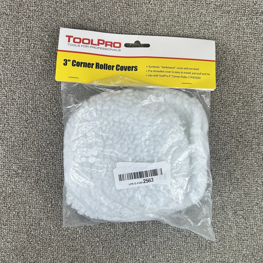 ToolPro 3" Inch Corner Roller Cover For Tool Pro Corner Roller TP07020 3 pack