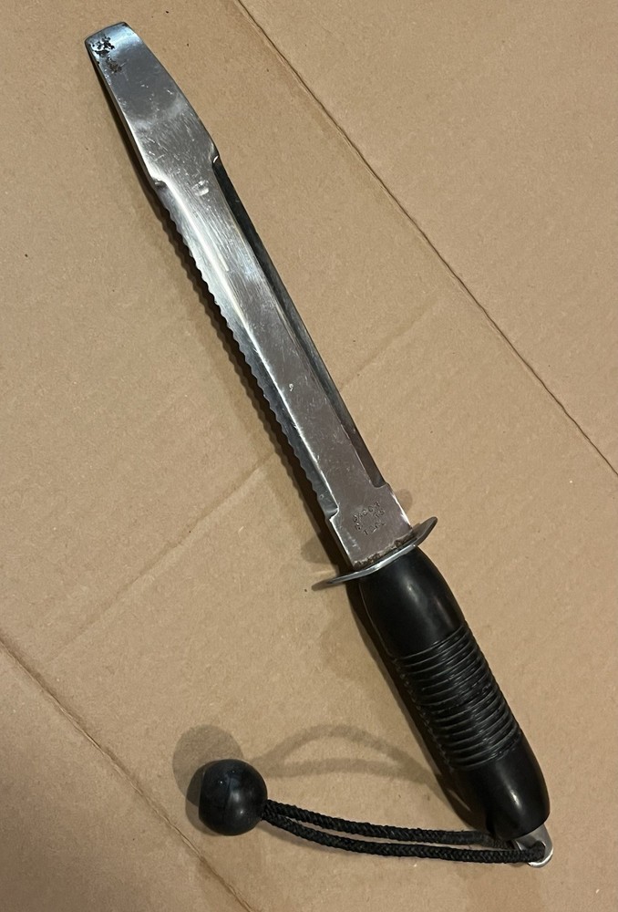 Vintage Dacor Divers Tool Pry Bar 12” Scuba Diving Knife Multi Function MIJ