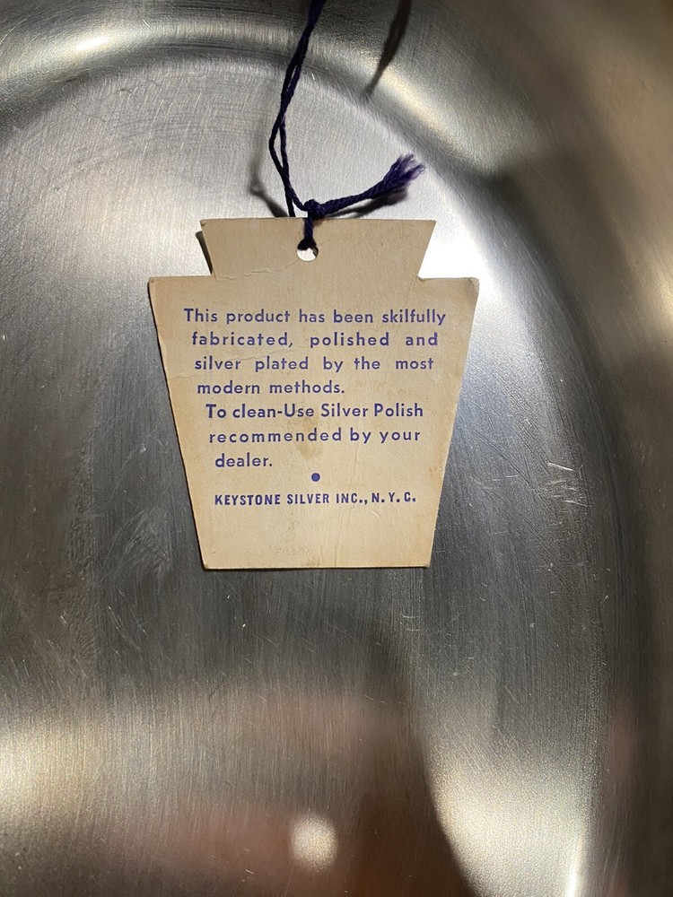 Ketstoneware Silver Plate Covered Serving Casserole Dish