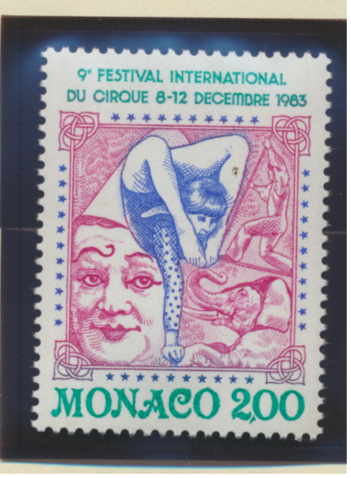 Monaco Stamp Scott #1391, Mint Never Hinged