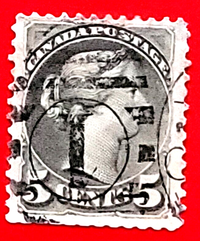 Canada Stamp #42 "Small Queen Issue - grey" Used