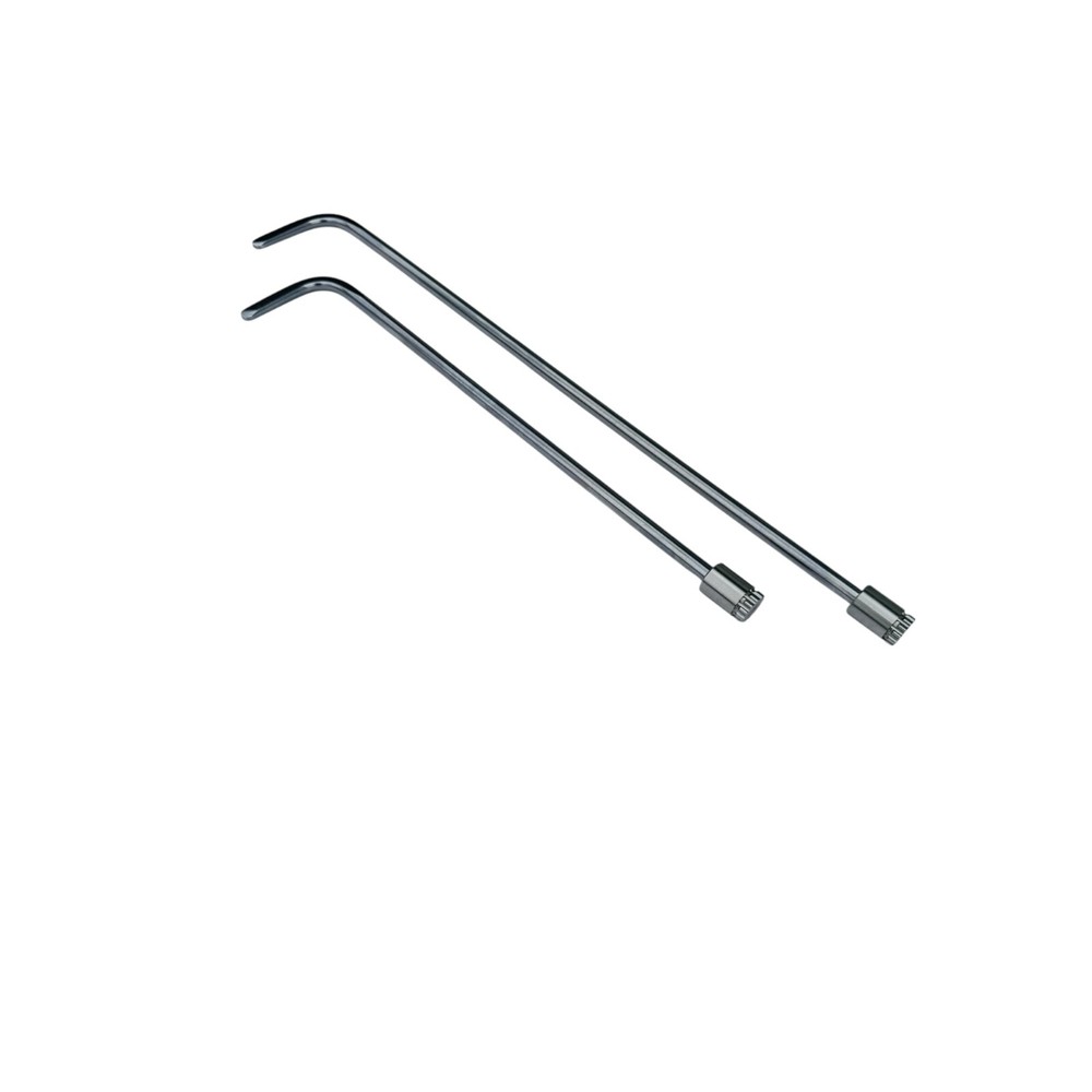 Rotatable Single Bend Round Tip White Steel PDR Tools (Handle Not Included)