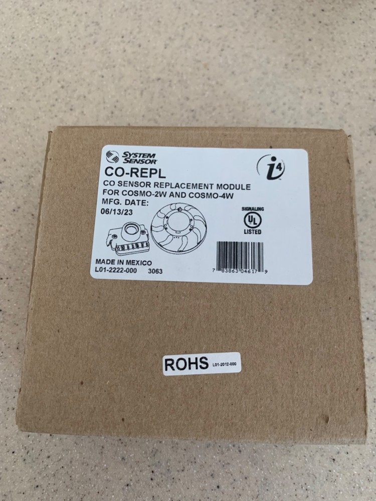 System Sensor CO-REPL Replacement CO Cell for COSMO-2W and COSMO-4W Detectors