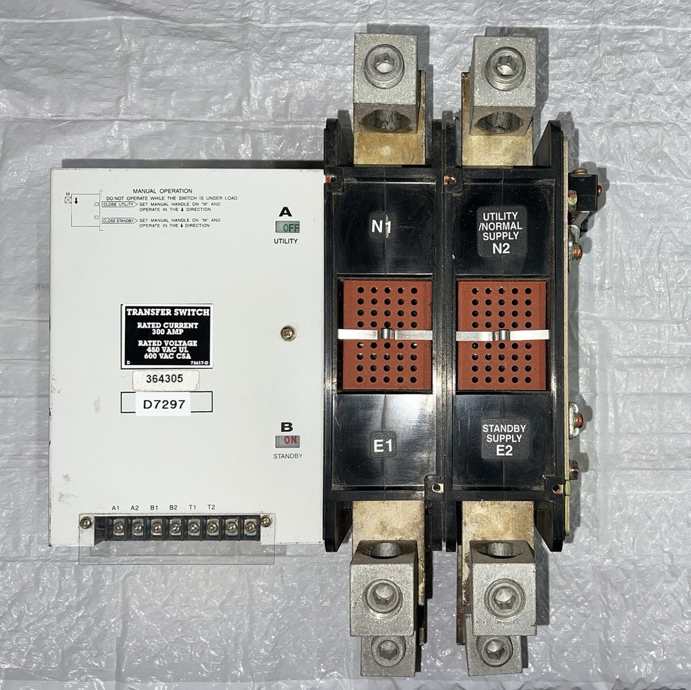 Generac D7294 400 Amp 2 Pole 480/600V Transfer Switch