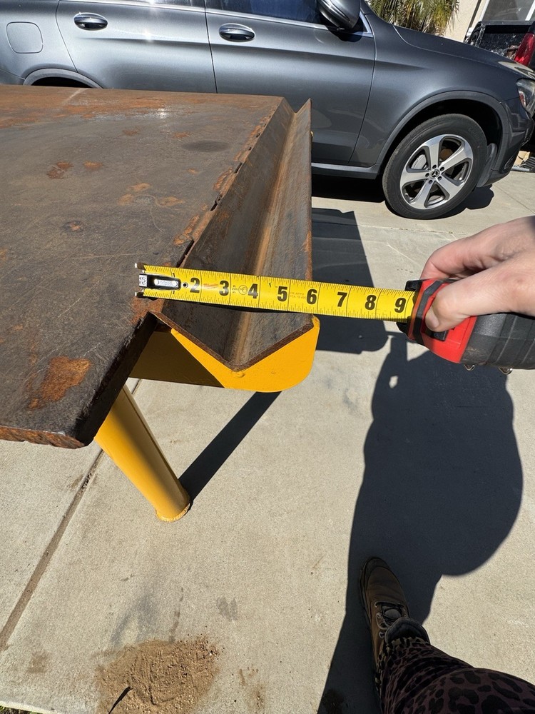 8x6' steel welding table 1" top plate