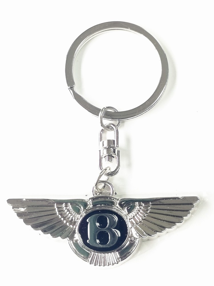 Bentley Black Logo Car Key Chain Key Ring Keychain