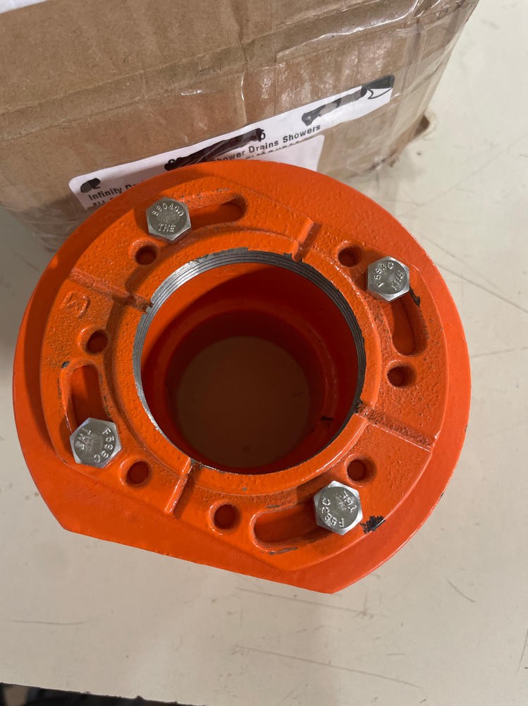 Infinity Drain CDIH 22 Hot Mop Compact Clamp Down Drain Cast Iron
