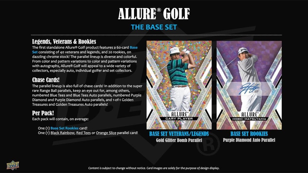 2026 Upper Deck Allure Golf Hobby Box