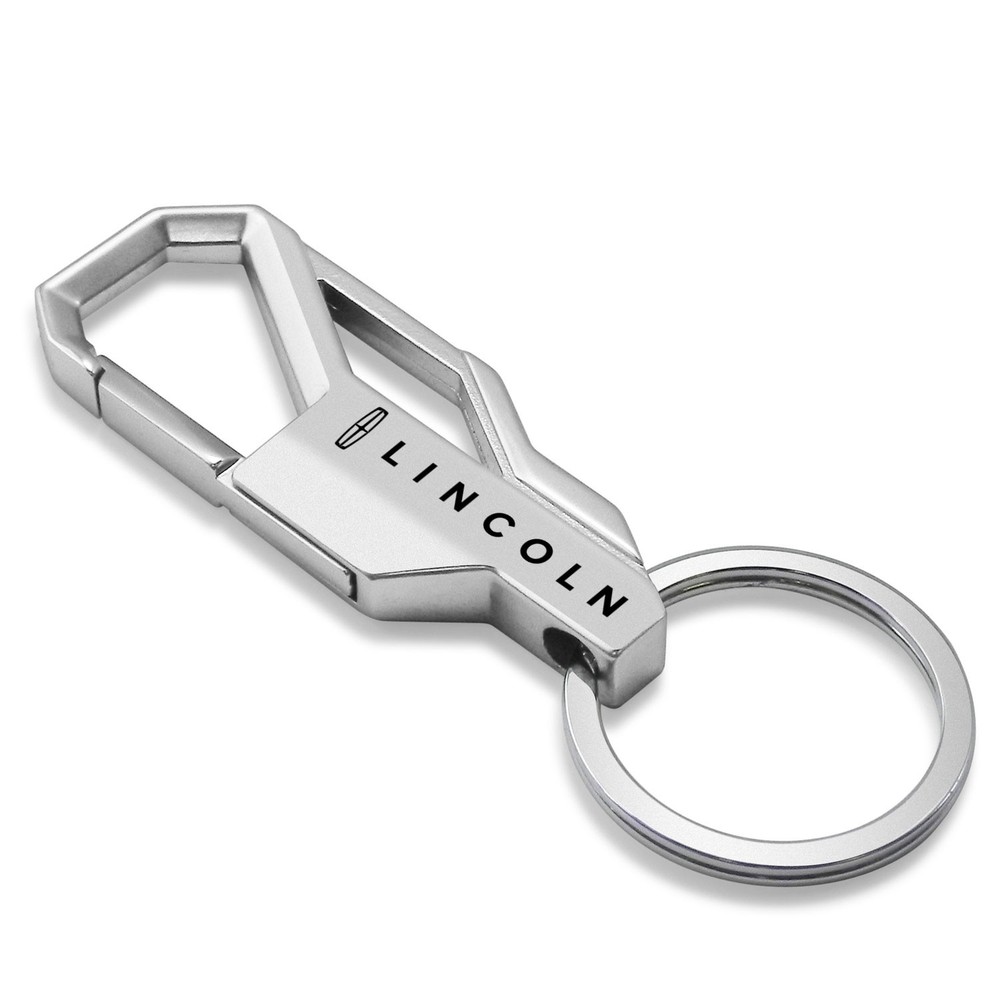 Lincoln Silver Snap Hook Metal Key Chain