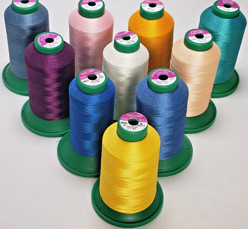 Isacord 10 pack Embroidery Thread-96
