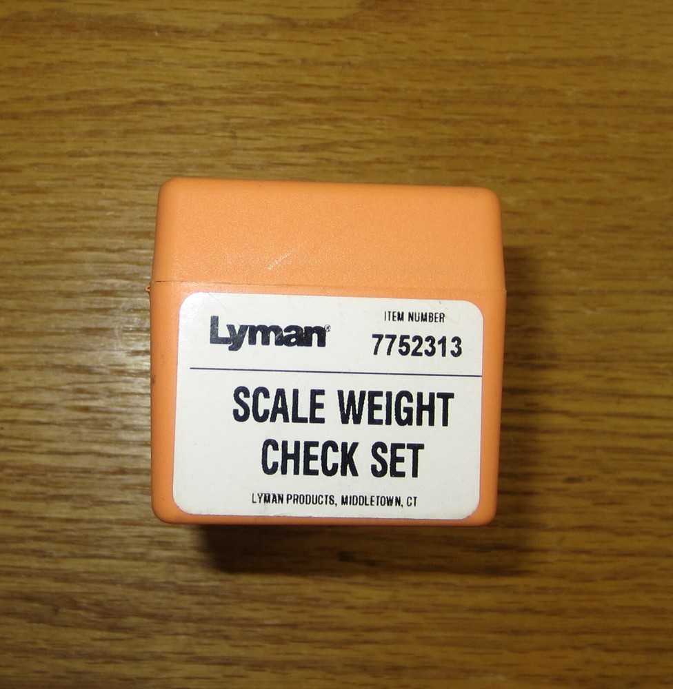 Lyman 7752313 Scale Weight Check Set