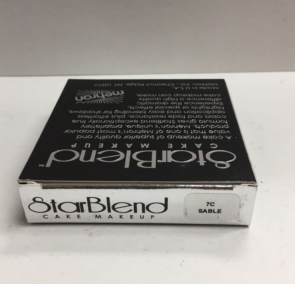 Mehron Star Blend Cake Makeup - Sable 110-7C, 2 oz