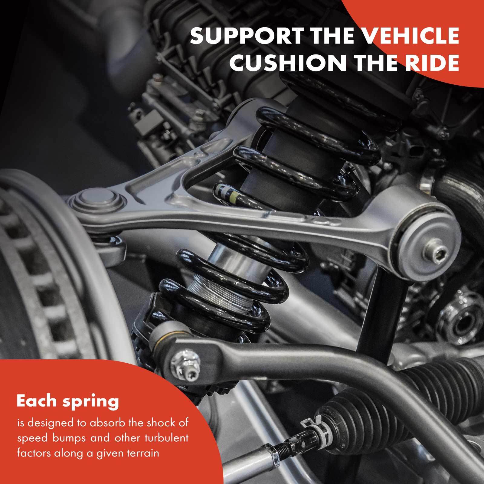 2x Coil Springs for Chevrolet Avalanche Suburban 1500 Cadillac Escalade GMC Rear