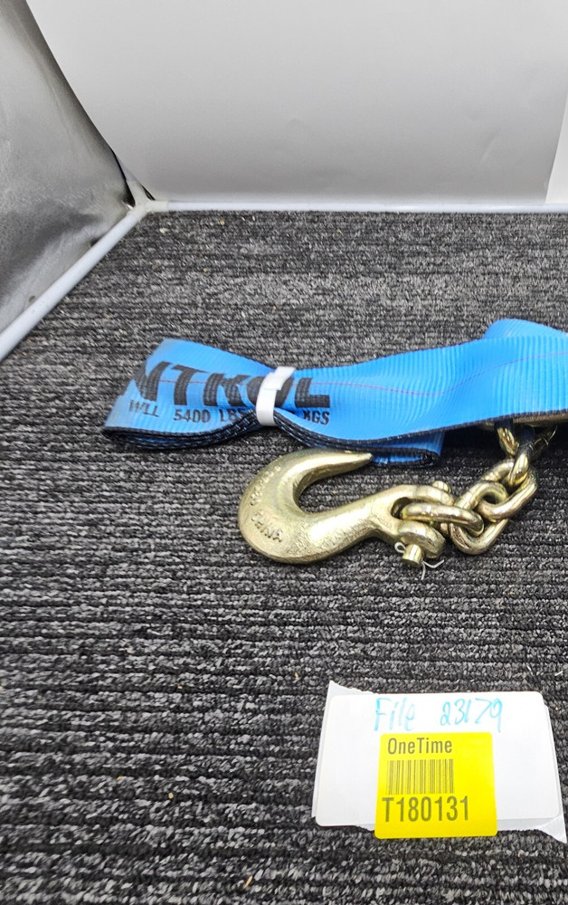 USCC US Cargo Control Blue Strap GRAB Hook 5400lbs Work Load Limit 71"