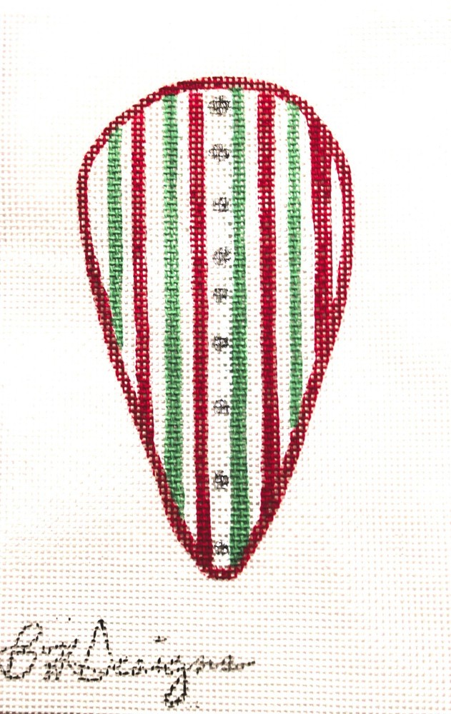 Mini Scissors & Thread Case Needlepoint Canvas 18 mesh Christmas Candy
