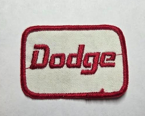 Dodge logo (sew on only embroidered patch)