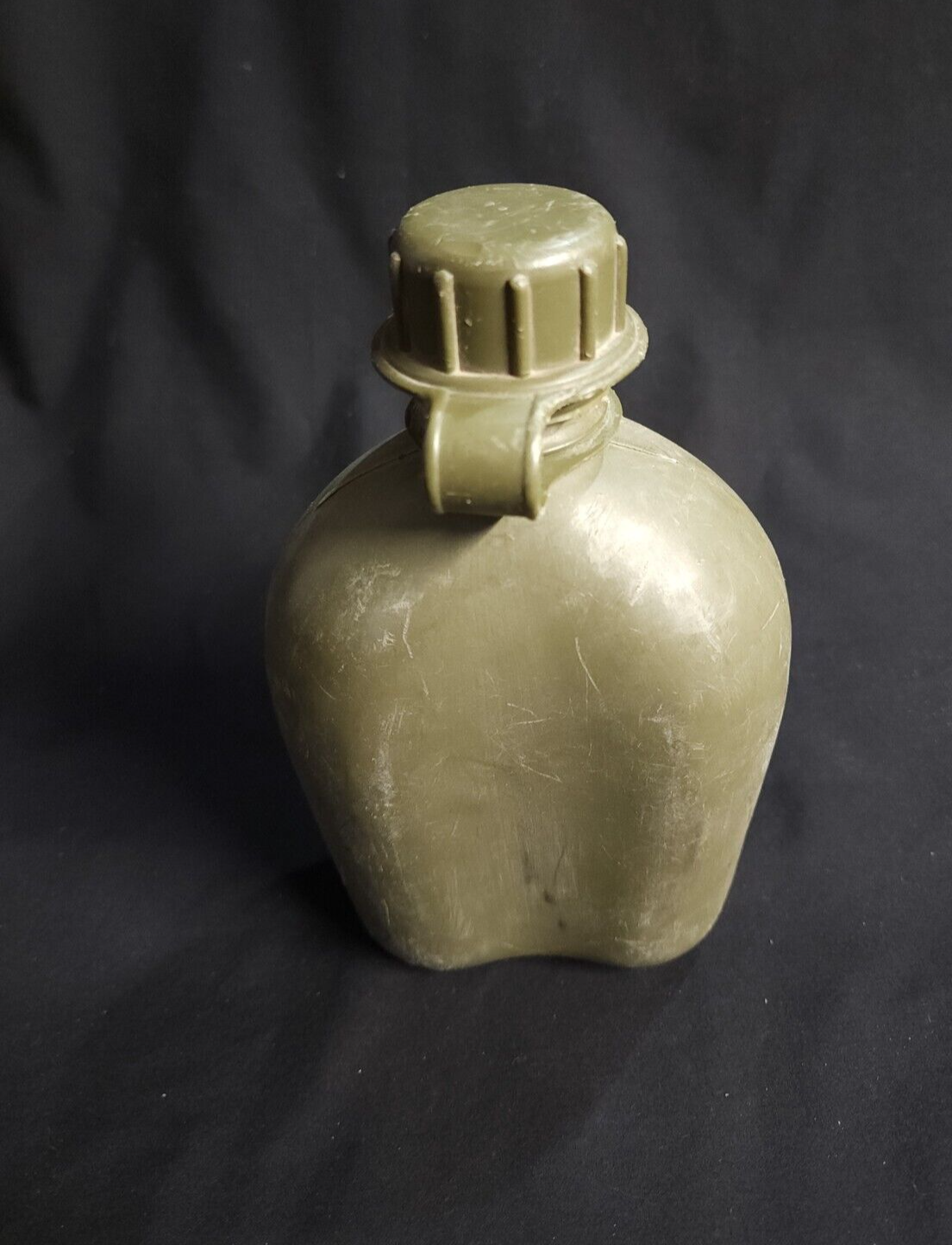 1QT Canteen & Cover Pouch LC2 1 Quart OD Green with 2 Clips SET US Military