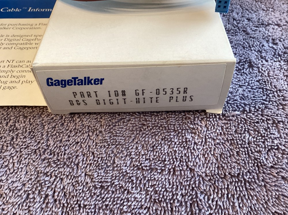 GF-0535R Gage Talker Flash Cable…..NEW