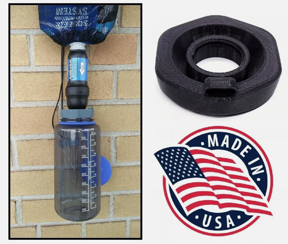 Sawyer Squeeze to Wide Mouth Nalgene Bottle Threaded Adapter