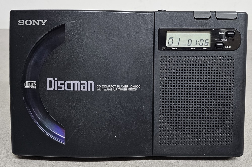 Sony Discman Cd Compact Player D-1000