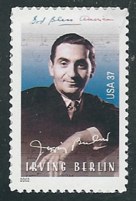 Scott #3669...37 Cent... Irving Berlin...2 Stamps