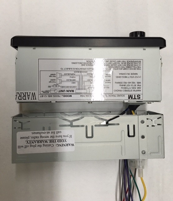 12 volt Radio for Caterpillar Excavator Dozer Loader.. AM/FM/WB/USB/Aux In/BT